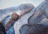 Handgemaltes XXL Landschaftsbild auf Leinwand 80x120 cm