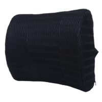 Ergonomisches Lendenkissen aus Memory Foam schwarz waschbar