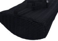 Ergonomisches Lendenkissen aus Memory Foam schwarz waschbar
