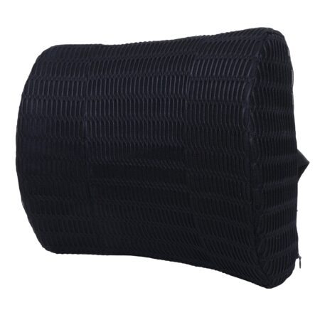 Ergonomisches Lendenkissen aus Memory Foam schwarz waschbar