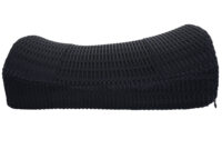Ergonomisches Lendenkissen aus Memory Foam schwarz waschbar