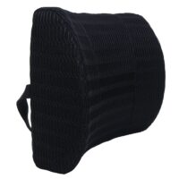 Ergonomisches Lendenkissen aus Memory Foam schwarz waschbar