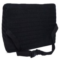 Ergonomisches Lendenkissen aus Memory Foam schwarz waschbar