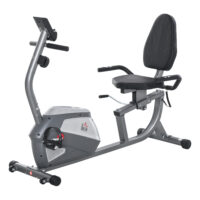Liegeergometer Heimtrainer für Senioren mit LCD und Magnetwiderstand
