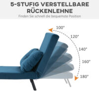 Liegesessel Relaxsessel Lesesessel skandinavisch bequem mit Kissen natur