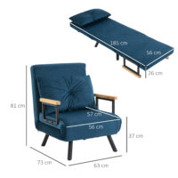 Liegesessel Relaxsessel Lesesessel skandinavisch bequem mit Kissen natur