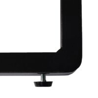 Lounge Gartensessel aus Akazienholz mit dunkelgrauen Polstern