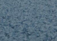 Lounge-Sessel Clubsessel Cocktailsessel Bouclé Stoff Metall blau