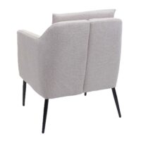 Lounge-Sessel Cocktailsessel Relaxsessel Stoff creme-beige