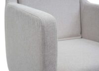 Lounge-Sessel Cocktailsessel Relaxsessel Stoff creme-beige