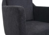 Lounge-Sessel Cocktailsessel Relaxsessel Stoff dunkelgrau