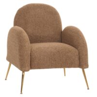 Lounge-Sessel Cocktailsessel Retro Nosagfederung Chenille coffee