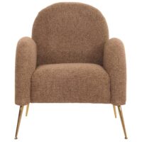 Lounge-Sessel Cocktailsessel Retro Nosagfederung Chenille coffee