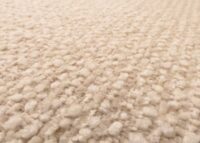 Lounge-Sessel Cocktailsessel Retro Nosagfederung Chenille creme-weiss