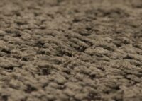 Lounge-Sessel Ohrensessel Retro Vintage Chenille Öko-Tex grün-braun