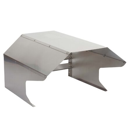 Edelstahl Garage für Mähroboter mit wetterfestem Dach