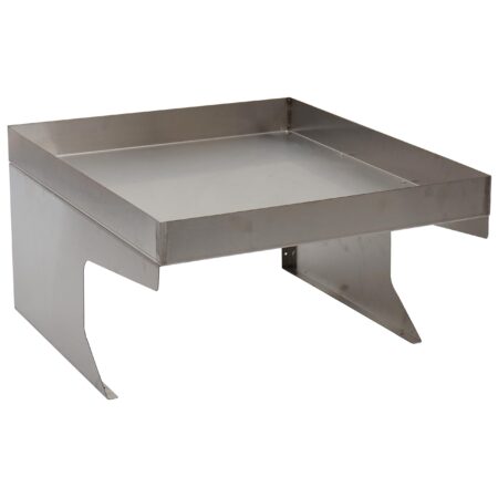 Mähroboter Garage aus Edelstahl mit Pflanzkasten 37x60x70 cm