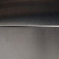 Mähroboter Garage aus Edelstahl mit Pflanzkasten 37x60x70 cm