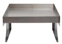 Mähroboter Garage aus Edelstahl mit Pflanzkasten 37x60x70 cm