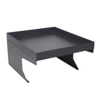 Mähroboter Garage Metall anthrazit mit Pflanzkasten 37x60x70 cm