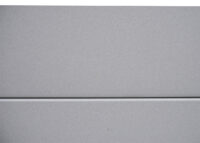 Mähroboter Garage aus Metall grau mit Pflanzkasten 37x60x70 cm