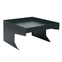 Mähroboter Garage Metall grün mit Pflanzkasten 37x60x70 cm