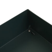 Mähroboter Garage Metall grün mit Pflanzkasten 37x60x70 cm