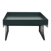 Mähroboter Garage Metall grün mit Pflanzkasten 37x60x70 cm