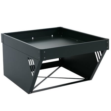 Mähroboter Garage Metall grün mit Pflanzkasten 40x60x70 cm