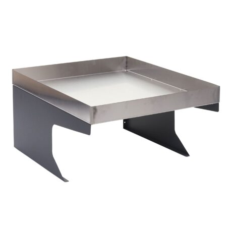 Mähroboter Garage aus Edelstahl mit Pflanzkasten anthrazit