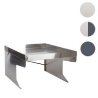 XL Mähroboter Garage aus Edelstahl mit Pflanzkasten wetterfest