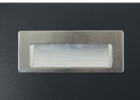 XL Mähroboter Garage Eiche Optik aus WPC und Metall