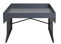 XL Mähroboter Garage mit Pflanzkasten aus Metall anthrazit 100 cm