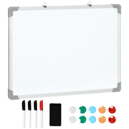 Magnetisches Whiteboard mit Zubehör vielseitig Weiss – Produktfoto zeigt modernes Design, hochwertige Materialien und funktionale Eigenschaften ideal für Wohn- oder Arbeitsbereiche. Perfekt als Einrichtungsinspiration oder zur Produktpräsentation in einem Onlineshop.