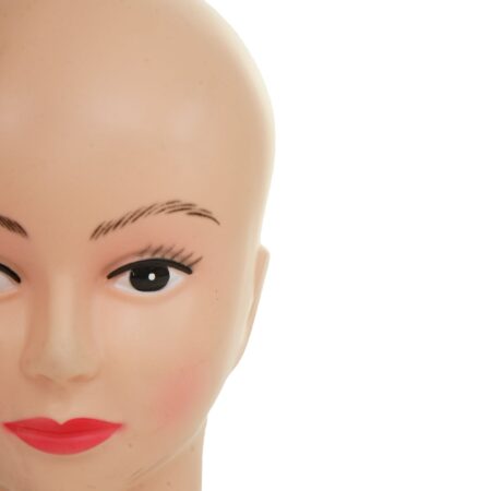 2x Mannequin-Kopf weiblich Perückenpuppe Schaufensterpuppe 30cm