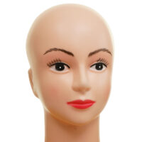 2x Mannequin-Kopf weiblich Perückenpuppe Schaufensterpuppe 30cm