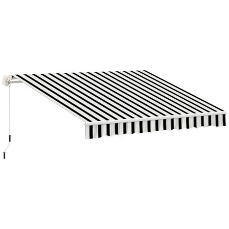 Markise Sonnenschutz einfahrbar mit Handkurbel 395x245cm