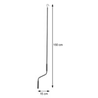 Markisen Handkurbel anthrazit 150 cm Ersatzkurbel