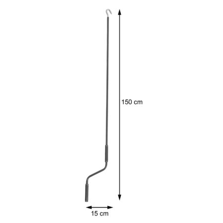 Markisen Handkurbel anthrazit 150 cm Ersatzkurbel