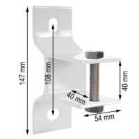 Wandhalterung für Markise Wandkonsole Adapter 40 mm