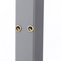 Standpfosten für Markisenkasten als stabiler Markisenständer.