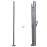 Standpfosten für Markisenkasten als stabiler Markisenständer.