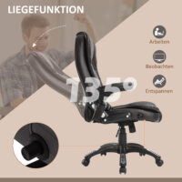 Massagesessel Bürostuhl 6-Punkt Massage Wärmefunktion – Produktfoto zeigt modernes Design, hochwertige Materialien und funktionale Eigenschaften ideal für Wohn- oder Arbeitsbereiche. Perfekt als Einrichtungsinspiration oder zur Produktpräsentation in einem Onlineshop.