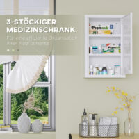 Medizinschrank Hausapotheke Erste-Hilfe-Schrank mit Schloss