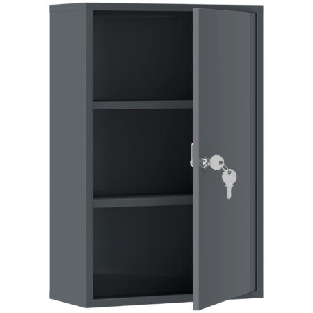 Medizinschrank abschliessbar mit Regal für Wandmontage