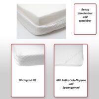 Memoryfoam Matratzentopper Viscoschaum 6cm 140x200cm