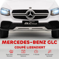 Elektroauto Mercedes-Benz GLC Coupe 12V für Kinder mit Fernbedienung LED und Musik 3-6 Jahre