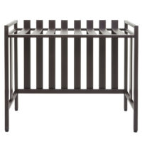 Metall Abdeckung braun für Klimaanlage und Wärmepumpe 80x90x39 cm