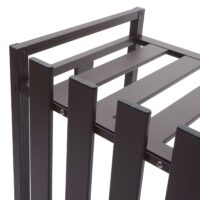 Metall Abdeckung braun für Klimaanlage und Wärmepumpe 80x90x39 cm