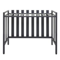 Metall Abdeckung grau für Klimaanlage und Wärmepumpe 80x90x39 cm